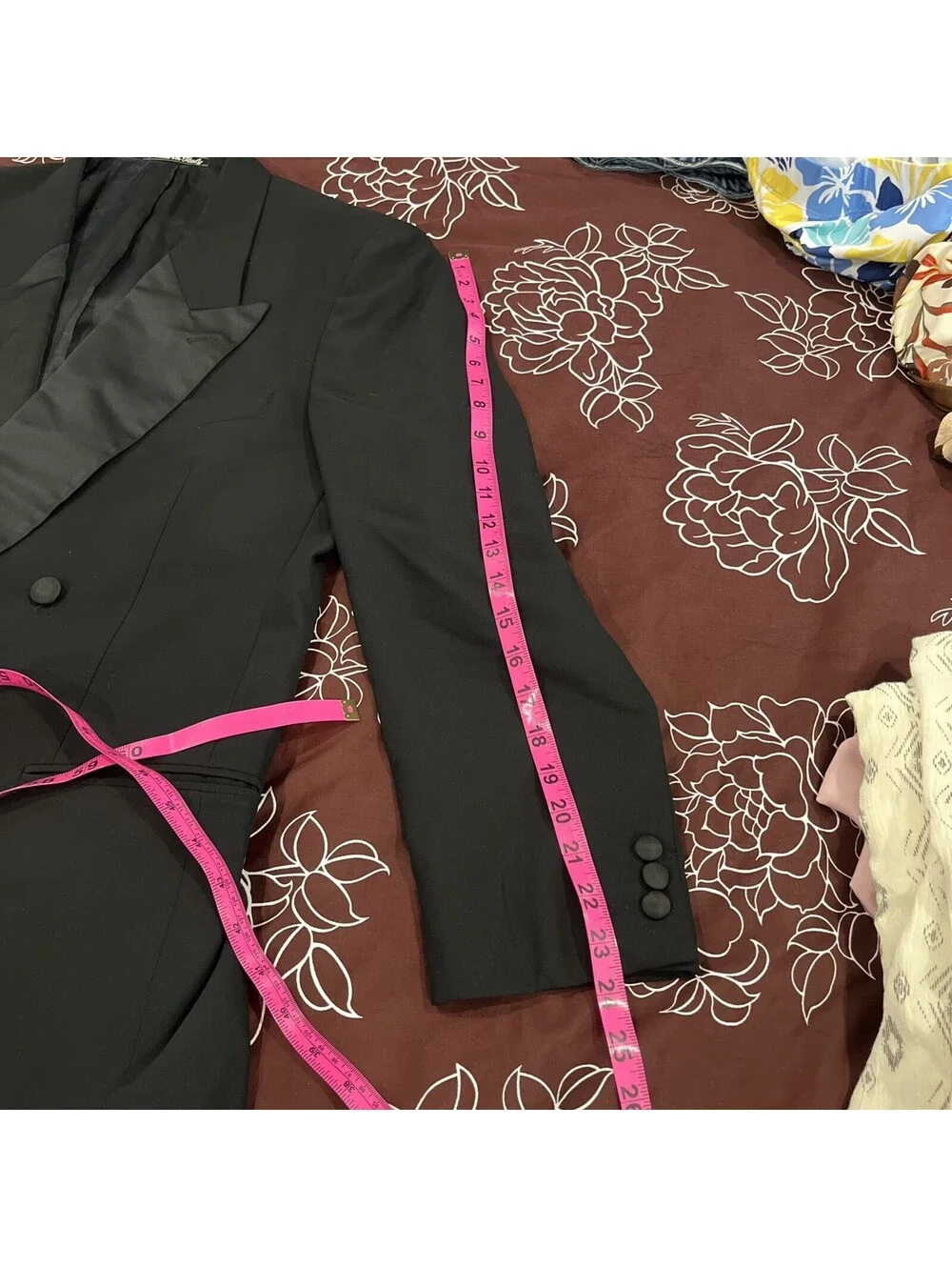 MANI GIORGIO ARMANI DOUBLE BREASTED TUXEDO AND JACK VICTOR PANTS 39R 34x31 VGC